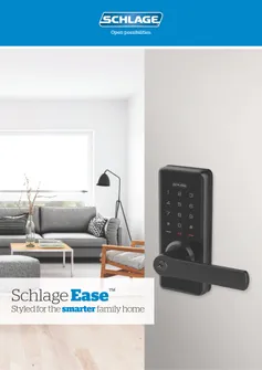 Product Catalogue Schlage Ease brochure