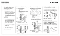 Installation Instructions Von Duprin 360 Lever Trim